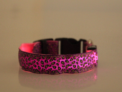 Leoparden LED Halsband